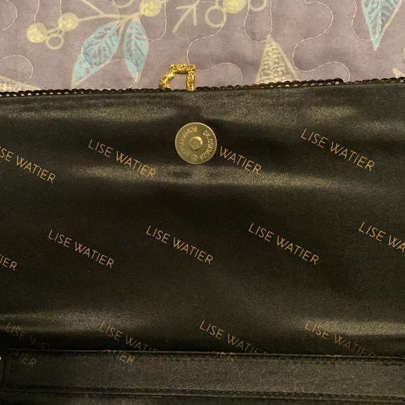 Lise Watier Sequined Evening Purse - Picture 3 of 5